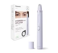 Panasonic ES-EF10-V503 Epilatore per Sopracciglia e Peli del Viso da Donna, Modellatore per Sopracciglia, Luce LED, Design Compatto a Penna, Funzionamento a Batteria AA, Viola Chiaro