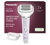 Panasonic ES EY30 V503 Epilatore Bagnato e Asciutto Doppio Disco con 60 Pinzette