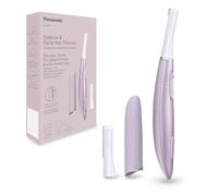 Panasonic ES-WF71-V503, Depilatore Sopracciglia e Viso Donna, Modellatore Preciso con Testina Flessibile, Lama in Acciaio Inox Ipoallergenico, Funzionamento a Batteria AAA, Viola Chiaro