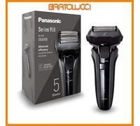 Panasonic ESLV6UK803 - Rasoio Ric. 5 Lame W&D Aut.50 Min. Tagliabasette Nero