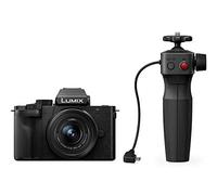 Panasonic Fotocamera di sistema Lumix DC-G110VEG-K (20 MP, 4K, stabilizzatore d'immagine, touch da 7,5 cm, obiettivo 12-32 mm, impugnatura per treppiede, nera)