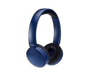 Panasonic HF630B Cuffie Bluetooth Wireless On Ear, 72 ore di autonomia | Microfono Environmental Noise Cancellation (ENC), Bluetooth 5.3, Multipoint, XBS Extra Bass, ricarica rapida USB-C, Blu