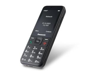 Panasonic KX-TF200 2G Mobile Phone, Dual-Band GSM 900/1800 MHz, 2.4" TFT Color LCD, 0.3MP Camera, Hearing Aid Compatible, Single SIM, Black