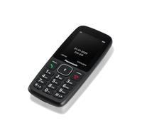 Panasonic KX-TF400EXB Telefono Cellulare 4G, VoLTE, 200 Ore di Standby, Ricarica USB-C, Display 2,4”, Bluetooth, Torcia LED, Fotocamera, Resistente all'Acqua IP44, Nero