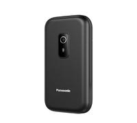 Panasonic KX-TF600 Telefono 4G Facile, Chiamate VoLTE Chiare, 290 Ore Standby, Ricarica Rapida USB-C, Display 2,8", Bluetooth, Torcia LED, Resistente IP44, Tasti Illuminati, Nero