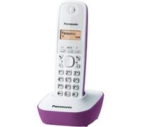Panasonic - KX-TG1611FRF, Telefono solo cordless DECT senza segreteria, colore: Porpora [Importato da Francia]