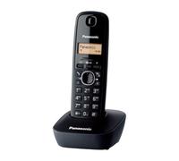 Panasonic KX-TG1611SPH Telefono cordless, Colore Nero [Versione Spagnola]