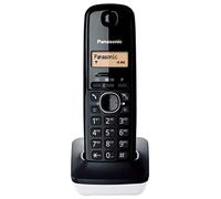 Panasonic KX-TG1611SPW Telefono cordless, Colore Nero e Bianco [Versione Spagnola]