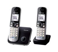 PANASONIC - Kx-tg6812 Telefono Dect Nero, Argento Identificatore Di Chiamata