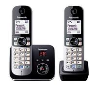Panasonic KX-TG6822GB telefono Telefono DECT Identificatore di chiamata Nero, Argento