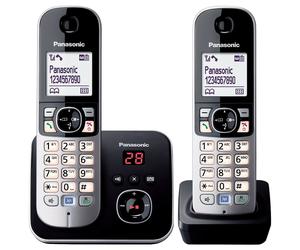 Panasonic KX-TG6822GB Telefono DECT con ID chiamante Nero, Argento - Nouvo
