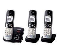 Telefono Senza Fili Panasonic KX-TG6823 Bianco Nero Nero/Argentato