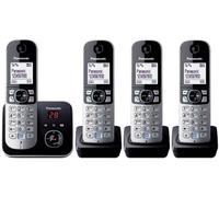 Panasonic KX-TG6824GB - Telefono cordless DECT, schermo da 4,6 cm (1,8 pollici),