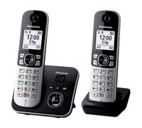 Panasonic KX-TG6862JTB telefono Telefono DECT Identificatore di chiamata Nero, Argento