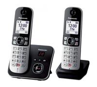 Panasonic KX-TG6862JTB telefono Telefono DECT Identificatore di chiamata Nero, Argento