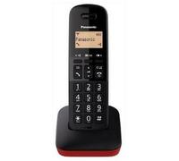 Panasonic KX-TGB610JTR telefono Telefono analogico-DECT Nero, Rosso Identificato