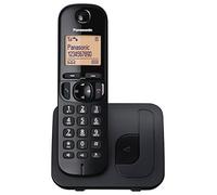 Panasonic KX-TGC210 Telefono DECT Nero Call Identifier, versione spagnola