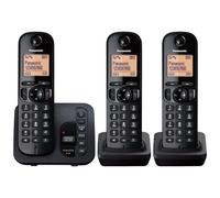 Panasonic KX-TGC223EB telefono Telefono DECT Identificatore di chiamata Nero (PA