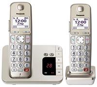 Panasonic Kx-tge262gn Wireless Landline Phone 2 Units Argento One Size / EU Plug