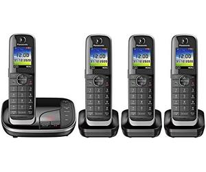Panasonic KX TGJ423EB (Trio) - Telefono digitale cordless con segreteria telefonica e blocco di chiamata fastidioso