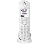 Panasonic KX-TGQ200GB Dect Telefono IP, Cordless, Cat-Iq 2.0 Compatibile, Bianco