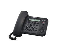 Panasonic KX-TS560EX1B telefono Telefono analogico Identificatore di chiamata Nero