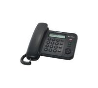 Panasonic KX-TS560EX1B telefono Telefono analogico Identificatore di chiamata Nero