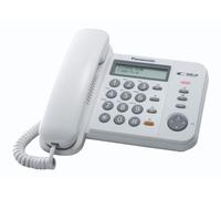 Panasonic KX-TS580EX1 Identificatore di chiamata Bianco