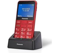 Panasonic KX-TU155EXRN Cellulare 2.4" Bluetooth Colore Rosso
