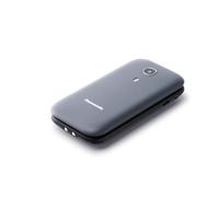 Panasonic KX-TU400EXG Cellulare Base per Bambini e Anziani - Sbloccato Senza SIM, Tasti Facili, SOS Emergenza, Telefono a Conchiglia Resistente, Batteria Lunga Durata, Grigio