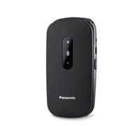 Panasonic KX-TU446EXB - Telefono per anziani a conchiglia, facile da usare, display leggibile, nero Panasonic