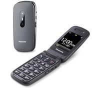 Panasonic KX-TU446EXG Cellulare per anziani Grigio con Auricolari e Caricatore