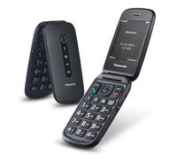 Panasonic KX-TU550EXB Cellulare 4G per Anziani, Fotocamera 1,2 MP, telefono per anziani, Display 2,8", caratteri grandi, facile da usare, Standby fino a 290 ore, Nero