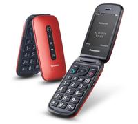 Panasonic KX-TU550EXR 4G 2.8" Telefono cellulare pieghevole rosso per anziani