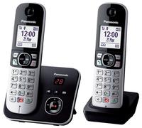 Panasonic KX-TG6862JTB telefono Telefono DECT Identificatore di chiamata Nero, Argento