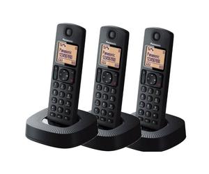 Panasonic KXTGC313SPB Confezione da tre telefoni fissi cordless DECT