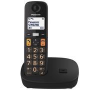 PANASONIC KXTGU110EXB CORDLESS 1.8" VIVAVOCE MEMORIA 100NUMERI HAC ECO NERO