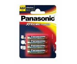 Panasonic LR03X/4BP Pile - XTREME POWER, confezione da 4 pezzi