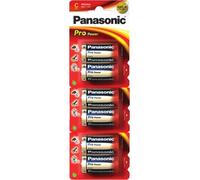 Panasonic LR14PPG Pro Power Gold - Batterie alcaline C LR14, MN1400, AM2, confezione da 6