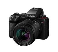 Panasonic LUMIX DC-S5 II Spiegelloses Vollformatkamera mit 20-60 mm F3,5-5,6 Objektiv, 4K 60p und 6K 30p, Flip-Screen, WLAN, Hybrid-Phasen-AF, Active IS, Schwarz