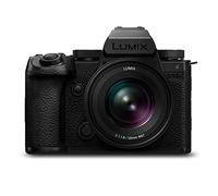 Panasonic LUMIX DC-S5M2XCE Spiegellose Vollformatkamera mit S 50mm F1.8 Objektiv, 4K 60p & 6K 30p unbegrenzte Aufnahme, Flip Screen, WLAN, Hybrid-Phasen-AF, Active is, DMW-BLK22 Akku, Schwarz