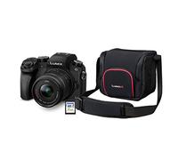 Panasonic Lumix G70KA Starter kit 16 MP, video 4K, touch screen 7,5 cm (3"), WiFi, NFC (con scheda SD da 16 GB e custodia)
