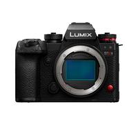 Panasonic LUMIX S1IIE Fotocamera Mirrorless Full Frame, Solo Corpo, 24MP, Cs4K 60p, 6K 30p Open Gate, ProRes RAW, AF di Fase Ibrido, Attacco a L, Nero