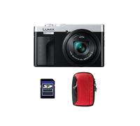 PANASONIC Lumix TZ99 Argento + Borsa + Scheda SD 16 Go