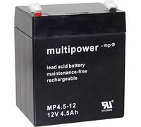 Panasonic Multipower PB-12-4,5-4,8 MP4,5-12 batteria al piombo 12 V 4,5 Ah (AGM) (L x A x P) 90 x 107 x 70 mm Fl