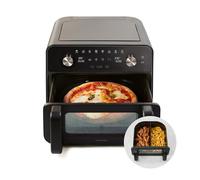 Panasonic NF-BC1000KXE Friggitrice ad Aria Flex con Finestra di Visualizzazione, XL Cestello Flessibile, Separatore Rimovibile, 9,6L, 30°-230°C, Vapore Delicato, 8 Preselezioni, Pulizia Facile, Nero