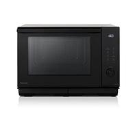 Panasonic NN-DS59NMETG Forno Microonde Combinato e Grill 4 in 1, Flatbed, 27 Litri, 1000W, Cottura a Due Livelli, Sensore Genius, 32 Programmi Automatici, Vassoio Grill, Pulizia Facile, Nero
