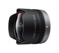 Panasonic obiettivo Lumix G 8mm f/3.8 Fish Eye Micro 4/3 Nero