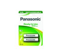 Panasonic P-6/2Bc1900 Pile Aa, Ni-Mh, 1900 Mah, 1.2V, 2 Pezzi