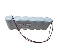 Panasonic pacco batteria Ni-Mh 7,2V assemblaggio 6 SUB-C 1900 mA ricaricabile -